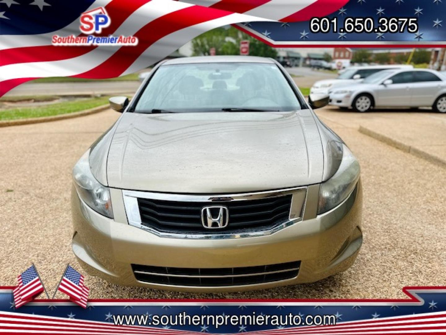 2008 TAN HONDA ACCORD LX-P (JHMCP26448C) , located at 922 W. Beacon St., Philadelphia, MS, 39350, (601) 650-3675, 32.770447, -89.127151 - Photo#1